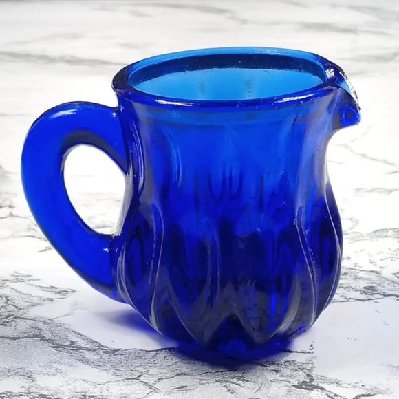 Degenhart Glass Mini Pitcher Trinket Paperweight Toothpick Vtg - Picture 7 of 7